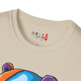 Tired Colorful Bear Unisex Softstyle T-Shirt