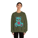 Missing Eye Teddy Bear Sweatshirt