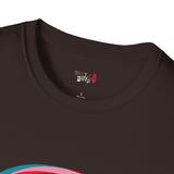 Neon Glitch Alien T Shirt for Men/Women, Funny UFO Shirt, Sci Fi Graphic Tee