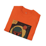 77 Bounty Hunter Blaster Retro Space T Shirt, Vintage Sci Fi Graphic Tee, Galaxy Shirt
