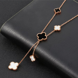 Drop Clover Necklace