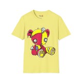 Red & Yellow Teddy Bear Unisex Softstyle T-Shirt