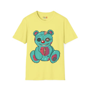 Button Eye Bear Unisex Softstyle T-Shirt