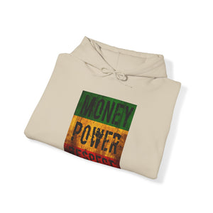 Money Power Respect Heavy Blend Unisex Hoodie