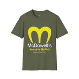 McDowell's Funny T Shirt Relatable Meme Tee Sarcastic Humor Graphic Shirt