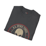 Space Force Liaison Officer Alien T Shirt for Men/Women, Funny UFO Shirt, Sci Fi Graphic Tee