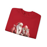 Black Santa 15 Unisex Heavy Blend™ Crewneck Sweatshirt