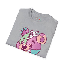 Load image into Gallery viewer, Patchy Knifed Bear Unisex Softstyle T-Shirt
