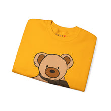 Load image into Gallery viewer, Brown Scarf Teddy Bear Sweatshirt
