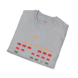 Game Over Vintage Alien T Shirt, Retro UFO Graphic Tee, Space Streetwear Shirt