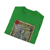 XIII Death Grim Reaper Tarot Card T Shirt, Mystic Graphic Tee, Spiritual Shirt