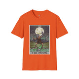 The Moon XVIII Tarot Card T Shirt, Mystic Graphic Tee, Spiritual Shirt