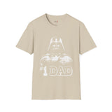 Number 1 Dad in the Galaxy Retro Space T Shirt, Vintage Sci Fi Graphic Tee, Galaxy Shirt