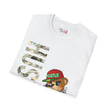 Hustle Bear Unisex Softstyle T-Shirt