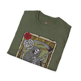 XIII Death Grim Reaper Tarot Card T Shirt, Mystic Graphic Tee, Spiritual Shirt
