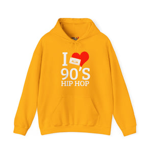 I Love 90's Hip Hop Heavy Blend Unisex Hoodie