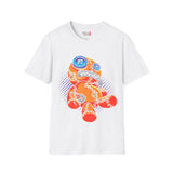 Zipper Mouth Teddy Bear Unisex Softstyle T-Shirt
