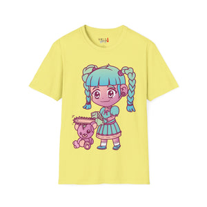 Little Girl Chainsaw Unisex Softstyle T-Shirt