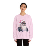 Black Santa 6 Unisex Heavy Blend™ Crewneck Sweatshirt