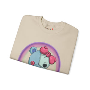 Rainbow Missing Eye Teddy Bear Sweatshirt