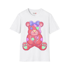 Load image into Gallery viewer, Orange Heart Eye Teddy Bear T-shirt
