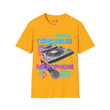 Two Turntables and a Microphone Unisex Softstyle T-Shirt