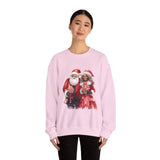 Black Santa 12 Unisex Heavy Blend™ Crewneck Sweatshirt