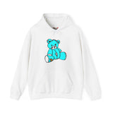 Missing Button Eye Teddy Bear Hoodie