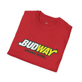 Budway Smoke Fresh Funny Weed T Shirt, Cannabis Graphic Tee, 420 Stoner Shirt