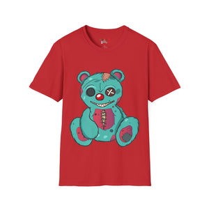 Button Eye Bear Unisex Softstyle T-Shirt