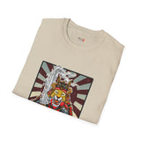 TIger Samurai Warrior Japanese Samurai T Shirt, Asian Graphic Tee, Bushido Warrior Shirt
