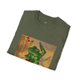 Samurai Toad Warrior Japanese Samurai T Shirt, Asian Graphic Tee, Bushido Warrior Shirt