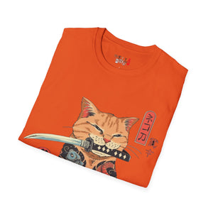 Samurai Kitty Unisex Softstyle T-Shirt