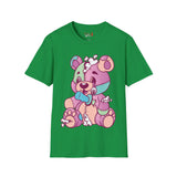 Patchy Knifed Bear Unisex Softstyle T-Shirt