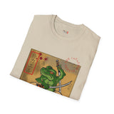 Samurai Toad Warrior Japanese Samurai T Shirt, Asian Graphic Tee, Bushido Warrior Shirt