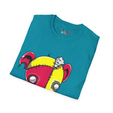 Red & Yellow Teddy Bear Unisex Softstyle T-Shirt
