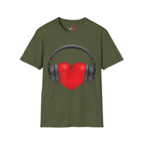 Heart Music Unisex Softstyle T-Shirt