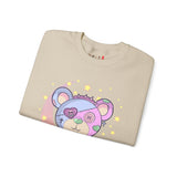 Pink Blue Pastel Teddy Bear Sweatshirt