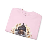 Black Santa 31 Unisex Heavy Blend™ Crewneck Sweatshirt