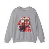 Black Santa 12 Unisex Heavy Blend™ Crewneck Sweatshirt