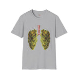 Weed Lungs Funny Weed T Shirt, Cannabis Graphic Tee, 420 Stoner Shirt