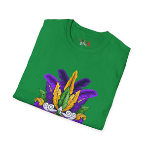 Mardi Gras Mask Unisex Softstyle T-Shirt