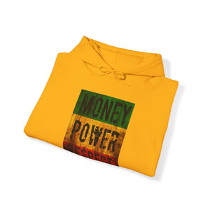 Money Power Respect Heavy Blend Unisex Hoodie