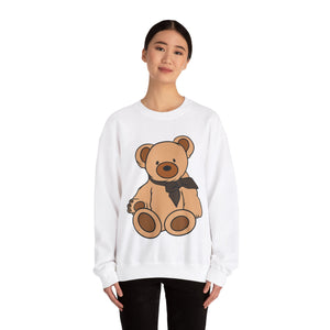 Brown Scarf Teddy Bear Sweatshirt