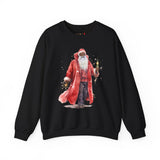 Black Santa 48 Unisex Heavy Blend™ Crewneck Sweatshirt