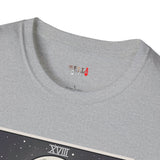 The Moon XVIII Tarot Card T Shirt, Mystic Graphic Tee, Spiritual Shirt