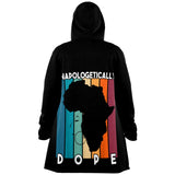Unapologetically Dope Microfleece Cloak