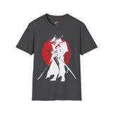 Red Moon Samurai Unisex Softstyle T-Shirt