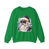 Black Santa 5 Unisex Heavy Blend™ Crewneck Sweatshirt