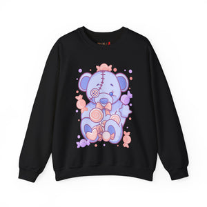 Pastel Baby Blue Teddy Bear Sweatshirt